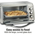 thumbnail image 6 of Hamilton Beach 6 Slice Countertop Toaster Oven with Sure-Crisp Air Fryer Function, Stainless Steel, 6 of 9