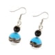 thumbnail image 5 of Pendiente colgante con forma de bola y anzuelo de pescado, color azul, 5 of 9