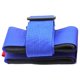 thumbnail image 2 of 2 correas de esquí ajustables, correa de asa duradera de nailon trenzado, correa de hombro multifuncional de EVA portátil para bastones de esquí, tabla de esquí y monopatín. Azul negro, 2 of 9
