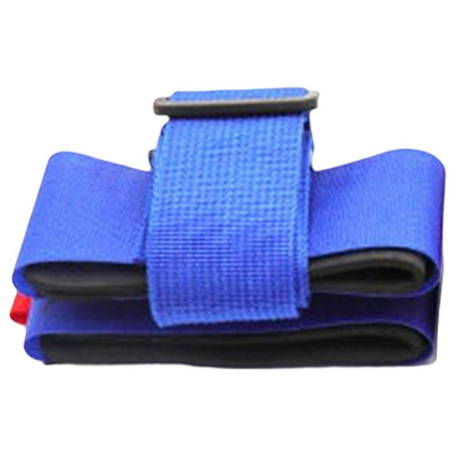 koolsoo Adjustable Ski Strap, Nylon Shoulder Strap Carrier Belt for Skateboard Ski Pole, Blue