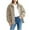 White, variant on Maplenight Womens Sherpa Jacket Oversized Button Down Fuzzy Fleece Jackets Long Sleeve Laple Teddy Coat Thermal Winter Outerwear with Pockets