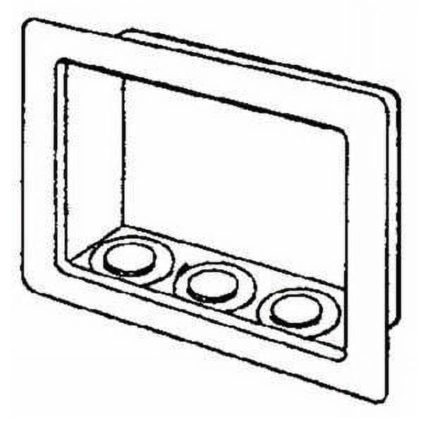 Danco Universal Washing Machine Outlet Box Less Valves - Plastic - 1 Piece, Multicolor