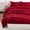 Red, variant on Satin Silky Soft Quilt Luxury Super Soft Microfiber Bedding Comforter Set, Light Weighted (Black, Twin)