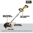 thumbnail image 3 of DeWalt DCED400B Dewalt 20V Edger Bare - Quantity 1, 3 of 8