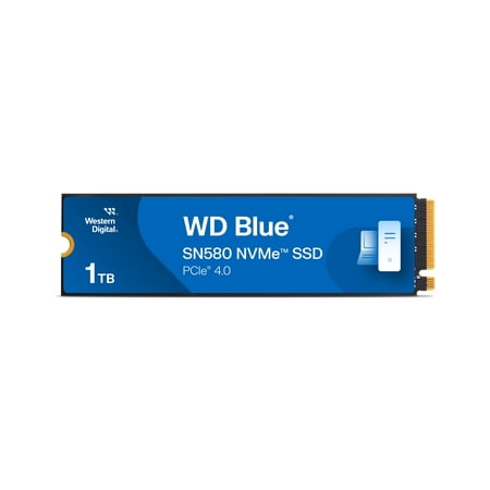 WD Blue 1TB SN580 NVMe Internal SSD - WDBWMY0010BBL-WRWM