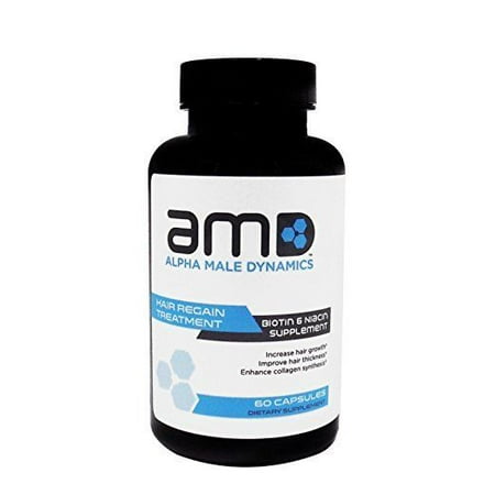 Alpha Male Dynamics Biotin Promotes Stronger Longer Hair