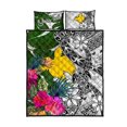 thumbnail image 5 of Papua Nueva Guinea Colcha Personalizada Juego de Apuestas Blanco - Turtle Plumeria, 5 of 5