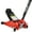 Black+Red#3, variant on Car Jack Hydraulic Low Profile and Steel Racing Floor Jack with Dual Piston Quick Lift Pump,3 Ton (6600 lb) Capacity, Lifting range 3.3"-18.5",Floor Jack