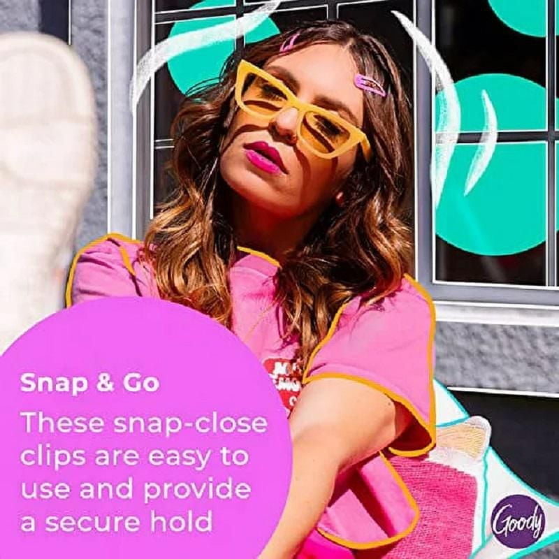 Goody Womens Classics Big Oval Epoxy Contour Clips, 4 pièces Goody Contour Clips