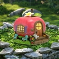 thumbnail image 4 of LLDYYDS Fairy House 3.5x4x3in Fairy Garden House Cute Vibrant Garden Decor Resin Weather Resistant Accessories, 4 of 9