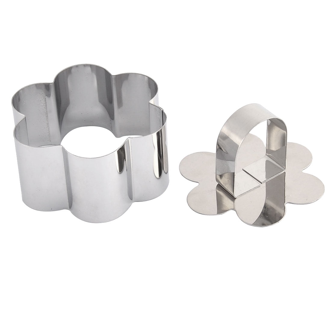 Details about   Bakery Octagon Shape DIY Cookie Biscuit Cake Maker Cutter Mold Silver Tone 2pcs 