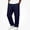 Dark Blue, variant on Babcutegg Big and Tall Mens Cotton Linen Pants Straight Leg Elastic Waist with Pockets Versatile Casual Trousers Size 4XL