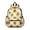 Sunflower Cream Pattern, variant on Sunflower Cream Pattern Backpack for School, Cute School Bag with Adjustable Shoulder Straps and Padded Back, 13.4"x11"x4.7"