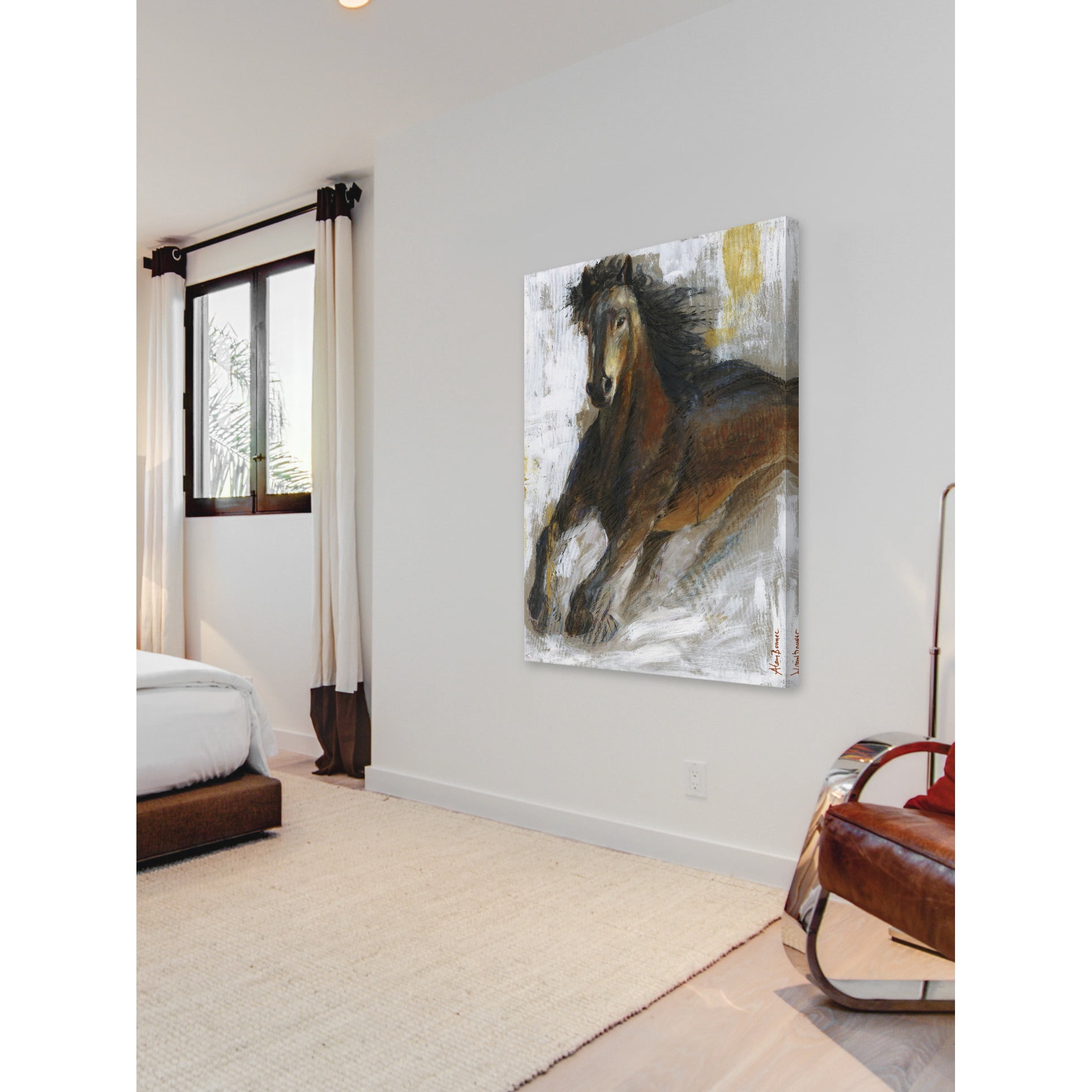 "Storm" Painting Print on Wrapped Canvas