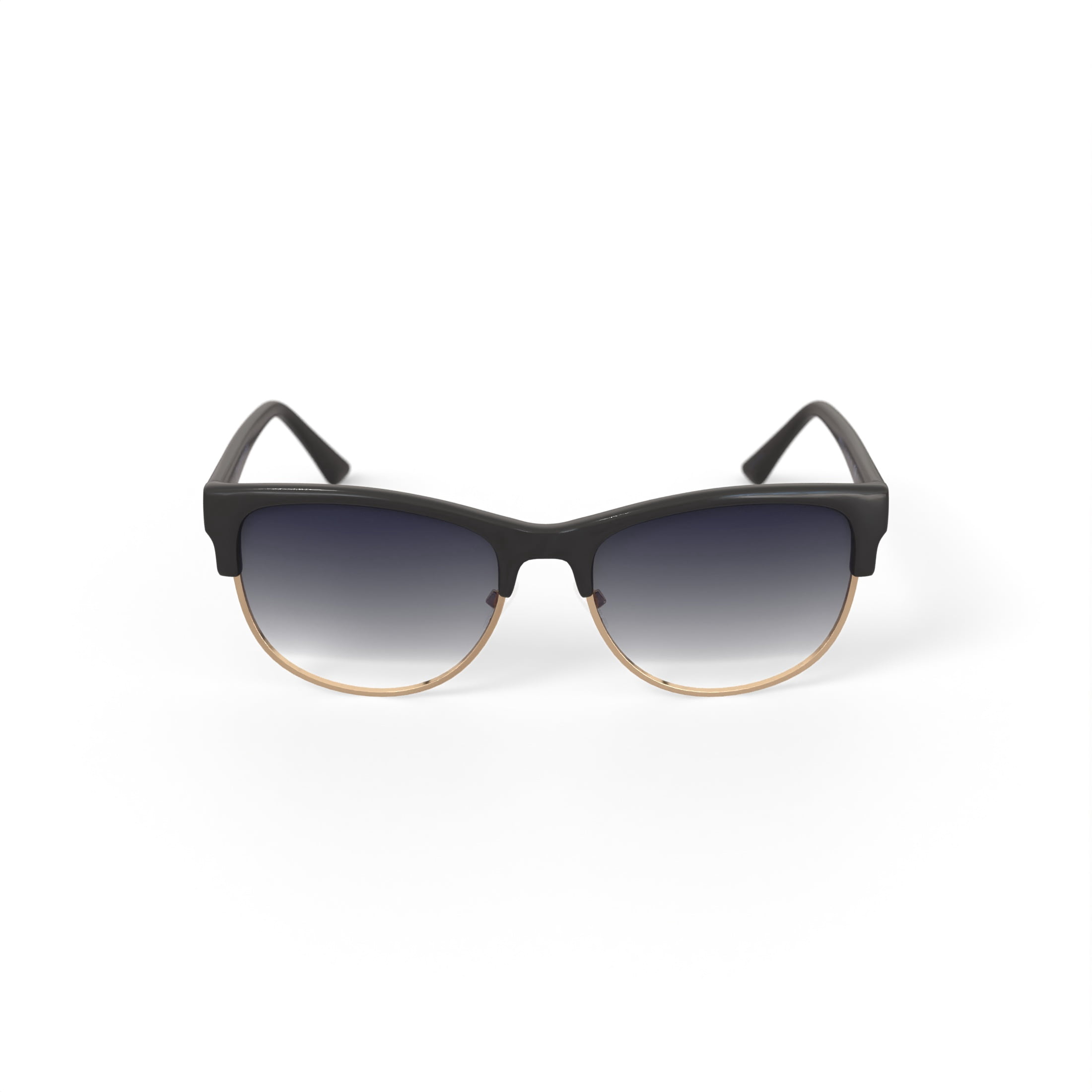 Oscar Women's Fashion Rectangle Sunglasses, Black Frame 55-17-145, Includes Case