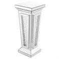 thumbnail image 4 of 15 inch Crystal End Table in Clear Mirror Finish, 4 of 5
