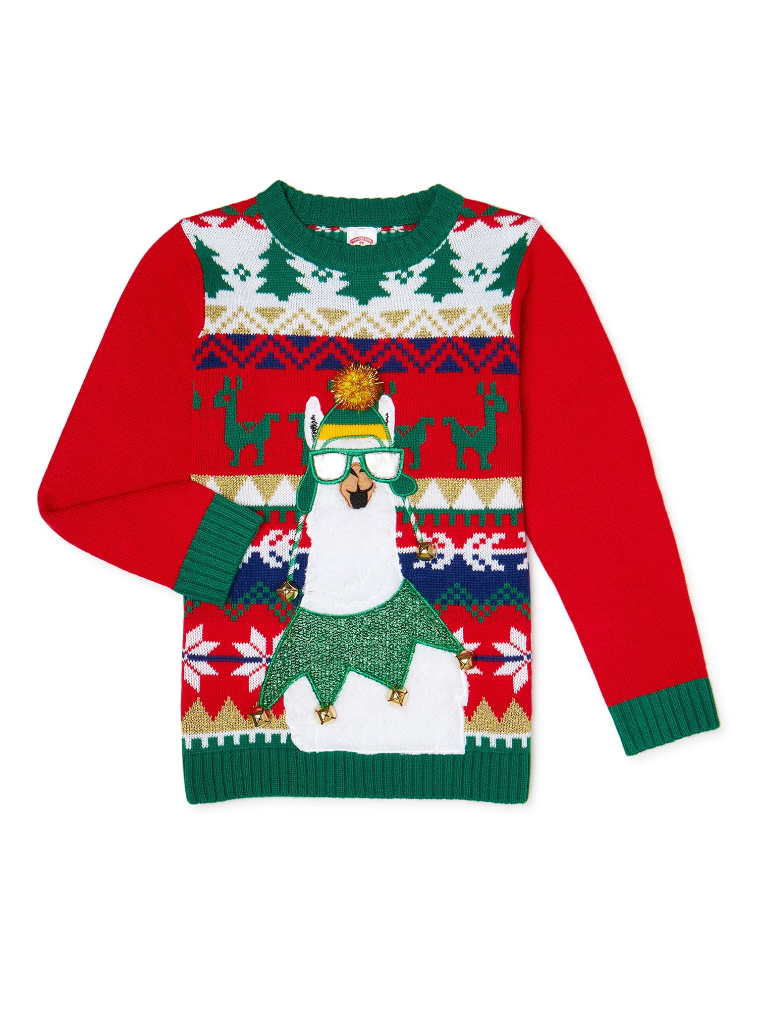 Holiday Time Boys Christmas Sweaters, Sizes 418 & Plus