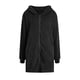 thumbnail image 3 of Cárdigan de Larga con Capucha y Cremallera para Mujer, Chaqueta Holgada de Felpa, Chaqueta de Felpa para Mujer Negro XXL, 3 of 9