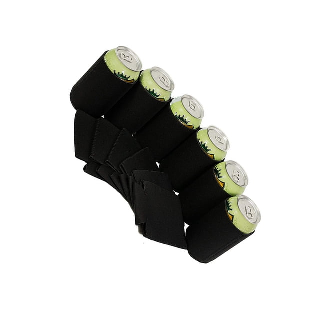 Advancent Enfriador de latas de cerveza en blanco, funda para bebidas suaves, plegable, de neopreno, para fiestas, mangas para bares, soporte Type9 NO9