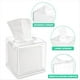 thumbnail image 3 of Cuadrada para Caja de Pañuelos, Soporte de Acrílico Transparente para Caja de Pañuelos Faciales, Organizador de Servilletas para Hojas de Secadora, Baño, 3 of 6