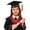 Black, variant on Ruiwill Graduation Gown And Cap For Kids Preschool Kindergarten Primary School Academic Outfit 2026 Size 3-4 Years Black