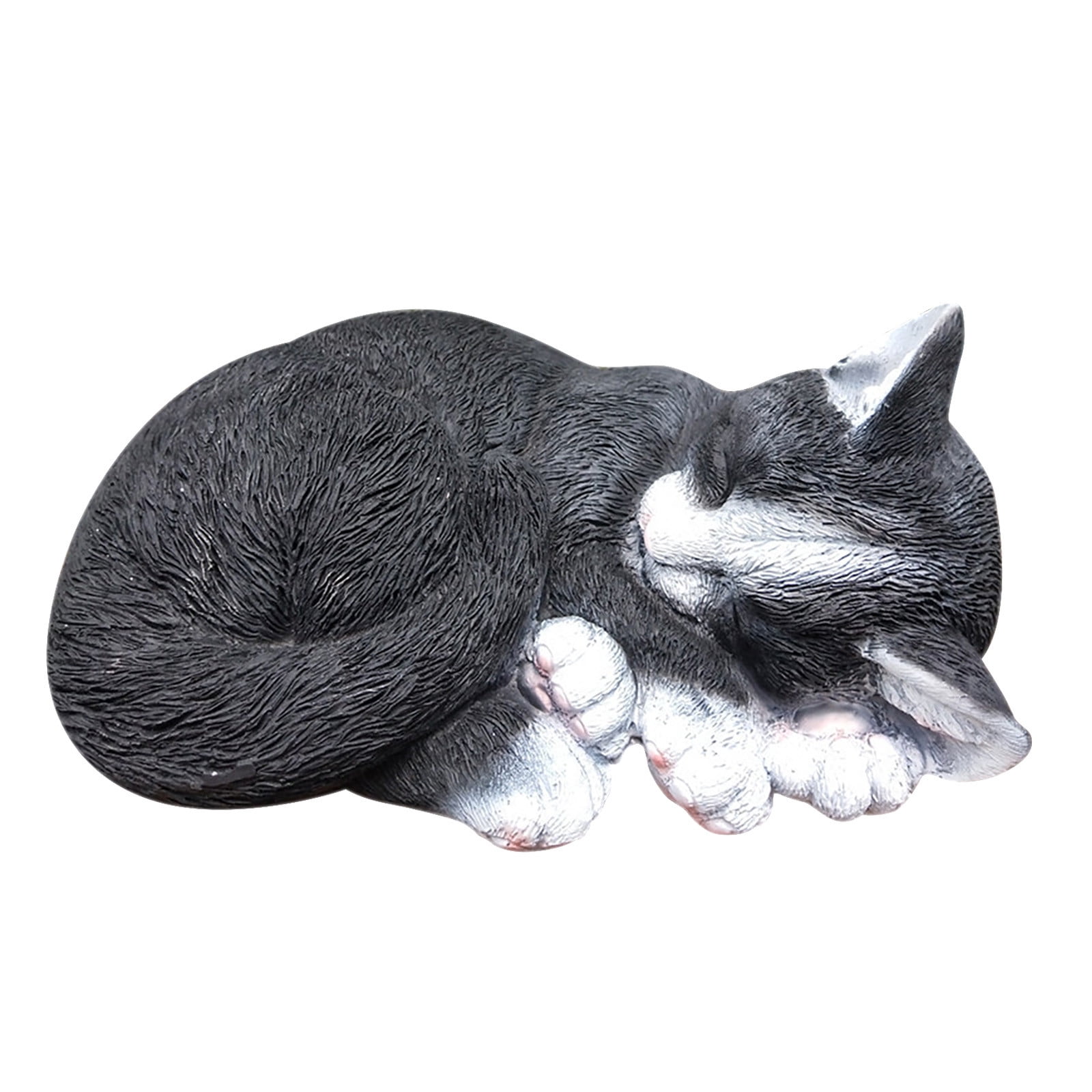 Dengmore Sleeping Cat Statue Garden Decoration Resin Ornaments For Lawn Art Decoration for Home