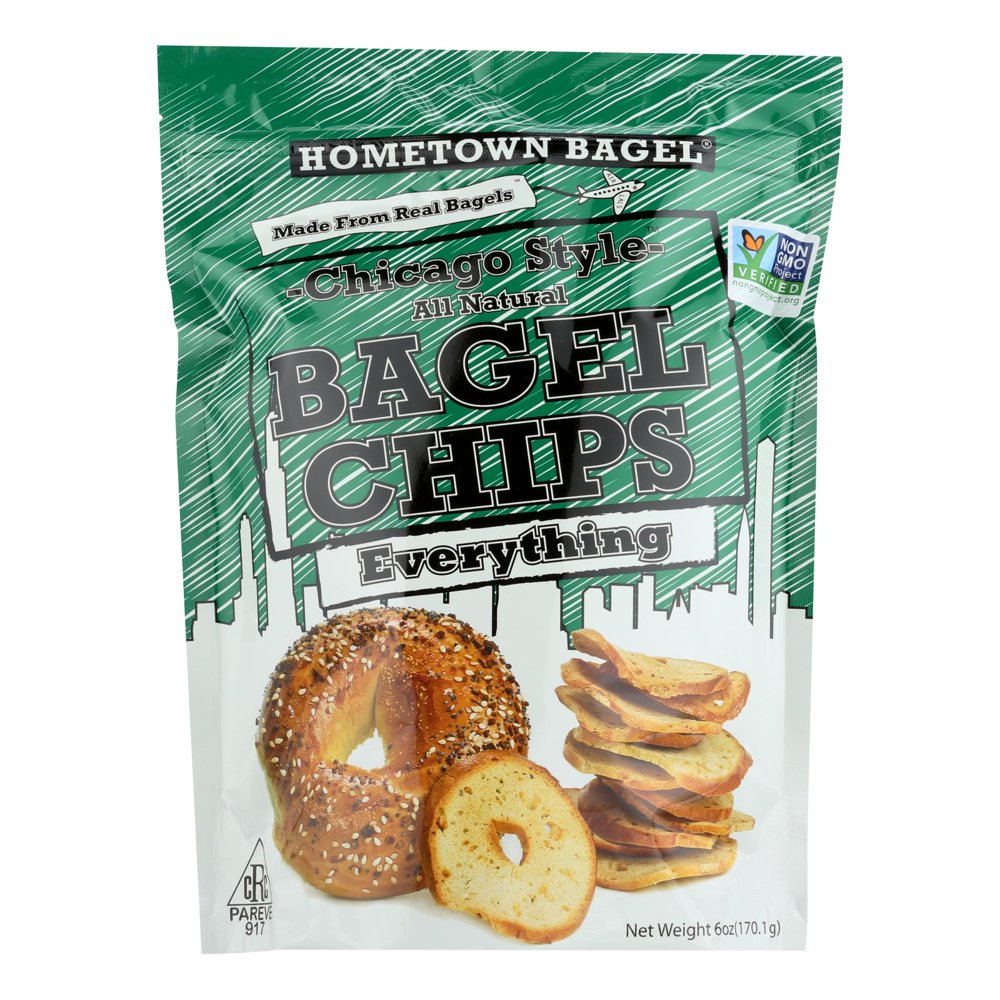 Hometown Bagel Bagel Chips Everything, 6 Oz