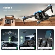 RC Drone ,1080P High-Definition Camera, Brushless Motor, Optical Flow Positioning, Low-Power/Remote Alarm, Real-Time Battery Display, for Childers and Adukts toys,3 Battery,Black