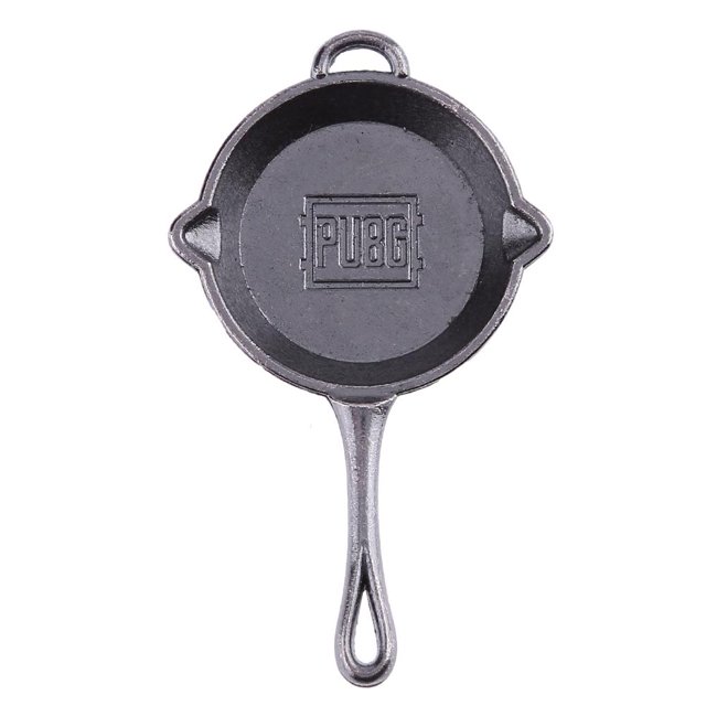 Pan Armas Rusting Modelo Llavero PUBG Battleground Cosplay ( ) Gris Negro