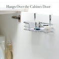 thumbnail image 5 of Kitchen Details Small 10.24" x 5.2" over the Cabinet Organizer in Chrome, 5 of 7