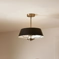thumbnail image 6 of 52542BK Kichler Lighting Luella - 3 Light Pendant In Traditional Style-8.25 Inches Tall and 16 Inches Wide-Black Finish, 6 of 18