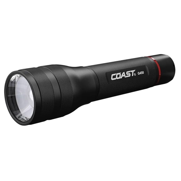 Linterna Coast G450 1630 Lumens Twist Focus negra