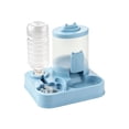 thumbnail image 2 of Automatic Pet Feeder and Water Dispenser Combo for Cats and Small Dogs with Raised Neck Bowl, Large Capacity, Spill-Proof Base, Plastic, Multiple Colors, 2 of 6