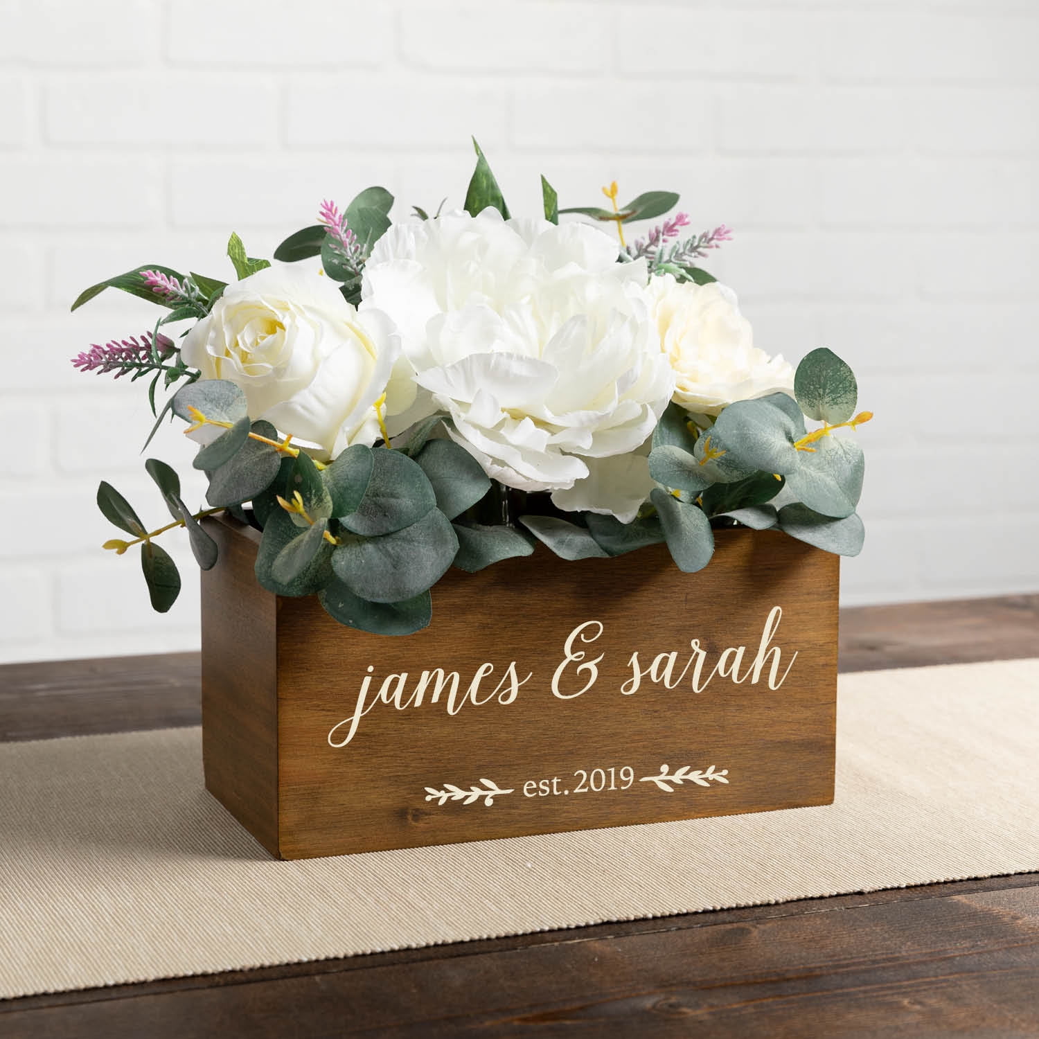 Family Name 10x5 Wood Storage Box