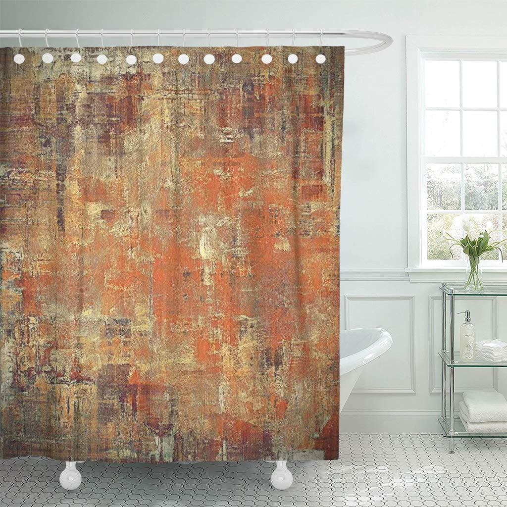 Color Yellow Beige Brown Gray, Shower Curtain Brown Beige