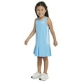 thumbnail image 4 of Girls 4-6x adidas Sleeveless Tennis Dress Color: Blue Size: 4, 4 of 5