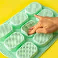 thumbnail image 2 of Kaireo Kitchen Silicone 9-Grid Oval Baguette Cake French Small Bread Baking Tray Mold,Non-Stick Baking Utility Tool for Home Baking Oven Safe for Desserts and Small Breads, 2 of 4