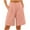 Pink, variant on Fglymey Womens Bermuda Dress Shorts Wide Leg Long Shorts High Waisted Dressy Casual with Pockets Blue M
