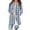 zb-Blue, variant on Plus Size Womens Plaid Cardigan Coat Lightweight Open Front Long Sleeve Cardigans Casual Trendy Drape Fall Duster
