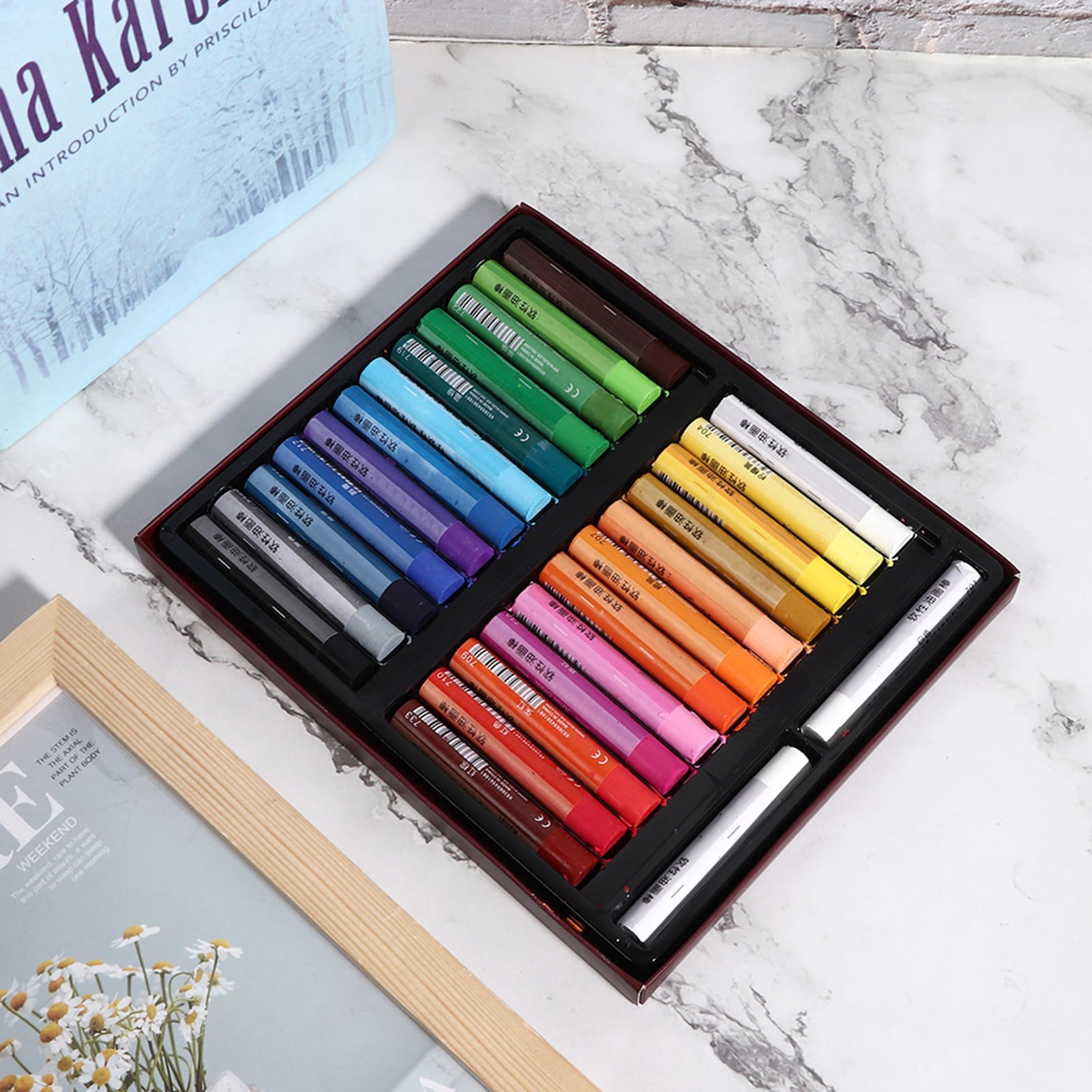 WaterSoluble Crayon, Oil Painting Stick Set Oil Painting Stick, For Flat Coating Spotting