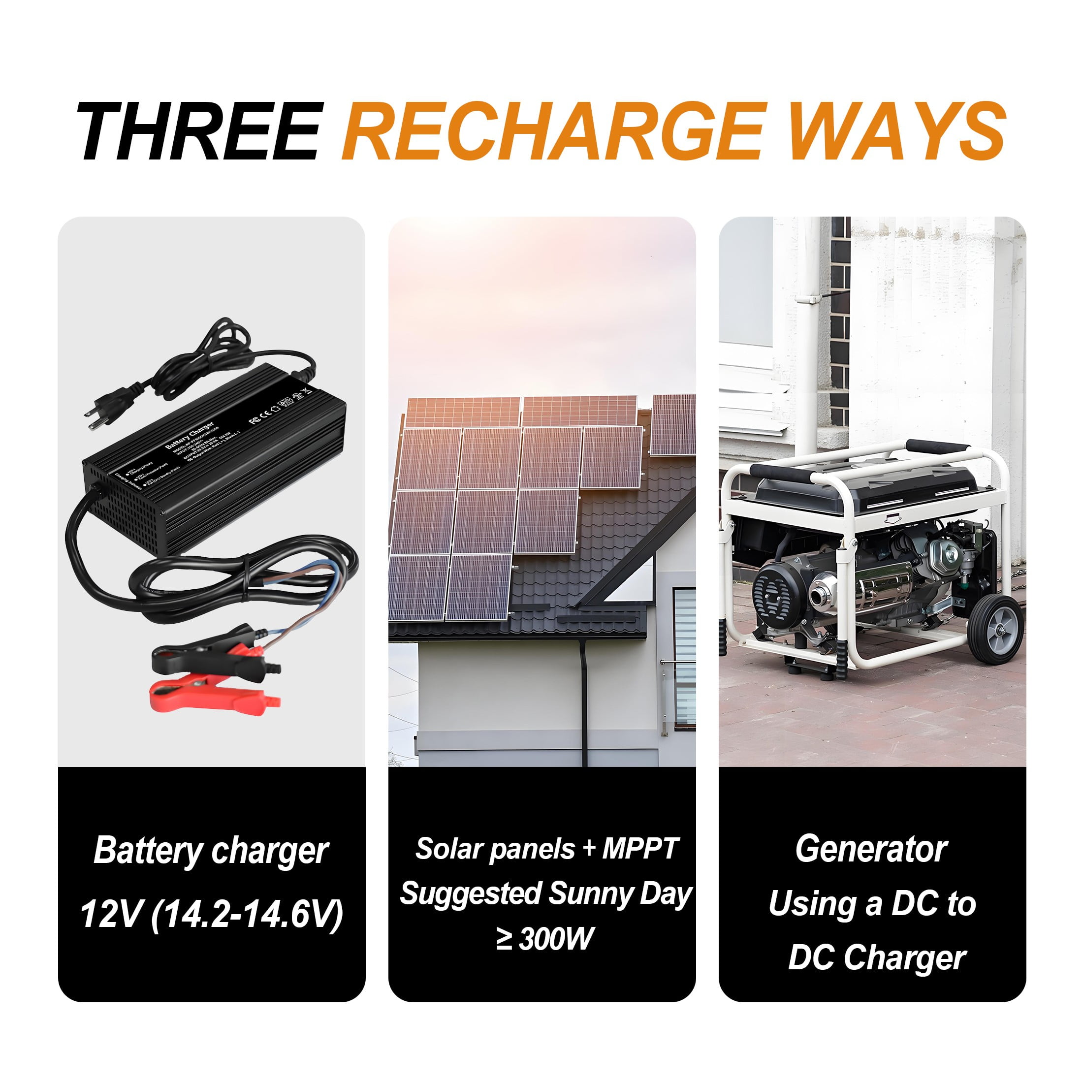 12V 100AH LiFePo4 lithium Deep Cycle Battery with 100A BMS for Trolling Motor,RV,Golf Cart