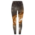 thumbnail image 5 of Nebula Print High Waisted Yoga Pants for Women Stretchy Compression Leggings Cosmic Universe Pattern Gymwear, 5 of 5