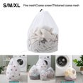 thumbnail image 6 of Large Thicken Mesh Protect Clothing Washing Heavy Duty Laundry Drawstring Bag Medium 40X50cm, 6 of 7