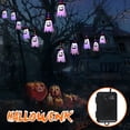 thumbnail image 4 of 6.6ft Hanging Wizard Hat Lamp String Luminous Wizard Hat Halloween Light IP44 Waterproof Luminous Wizard Hat Halloween Light for Outdoor Halloween Decoration, 4 of 6