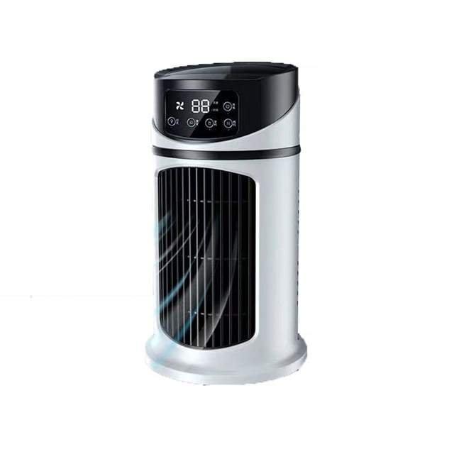 Wosthever Aire acondicionado portátil ABS con ventilador y USB, mini aire acondicionado doméstico, enfriador de aire. Electrodomésticos