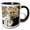 Black/White, variant on 3drose, Leopard. Popular Image, 11oz Two-tone Green Mug