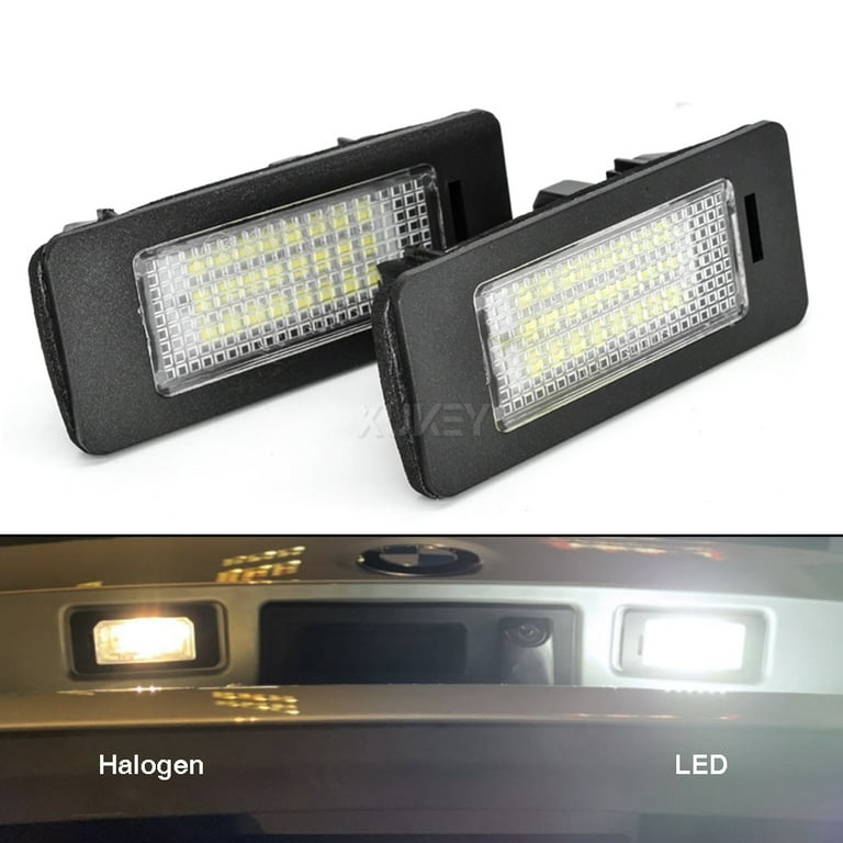 XUKEY 2x LED License Plate Light for BMW E39 E60 E82 E70 E90 E92 E93 X3/6/5  Series 