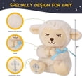 thumbnail image 4 of Set de regalo de bautismo VUNCESSIN para bebés varones con cordero de peluche y libro, 4 of 7