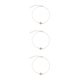 thumbnail image 4 of Sonducket Tobilleras Elegante Aleación de oro universal Perlas falsas Accesorios estéticos simples Adornos para los pies Pulseras de tobillo Plata Type1 NO1 Sonducket CBP253062, 4 of 6