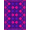 Pink Purple, Pattern 12, variant on ODIKA Purple Pastel Pink Border Minimalist Dreamy Shift Decorative for Dorm Room, Small Living Apartment, Stain Resistant Low Profile